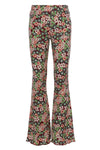 Meisjes Crincle Floral Flared Pants van LOOXS Little in de kleur Flowerbomb AO in maat 128.