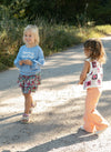 Meisjes Fancy Skirt van LOOXS Little in de kleur FLOWERFIELD in maat 128.