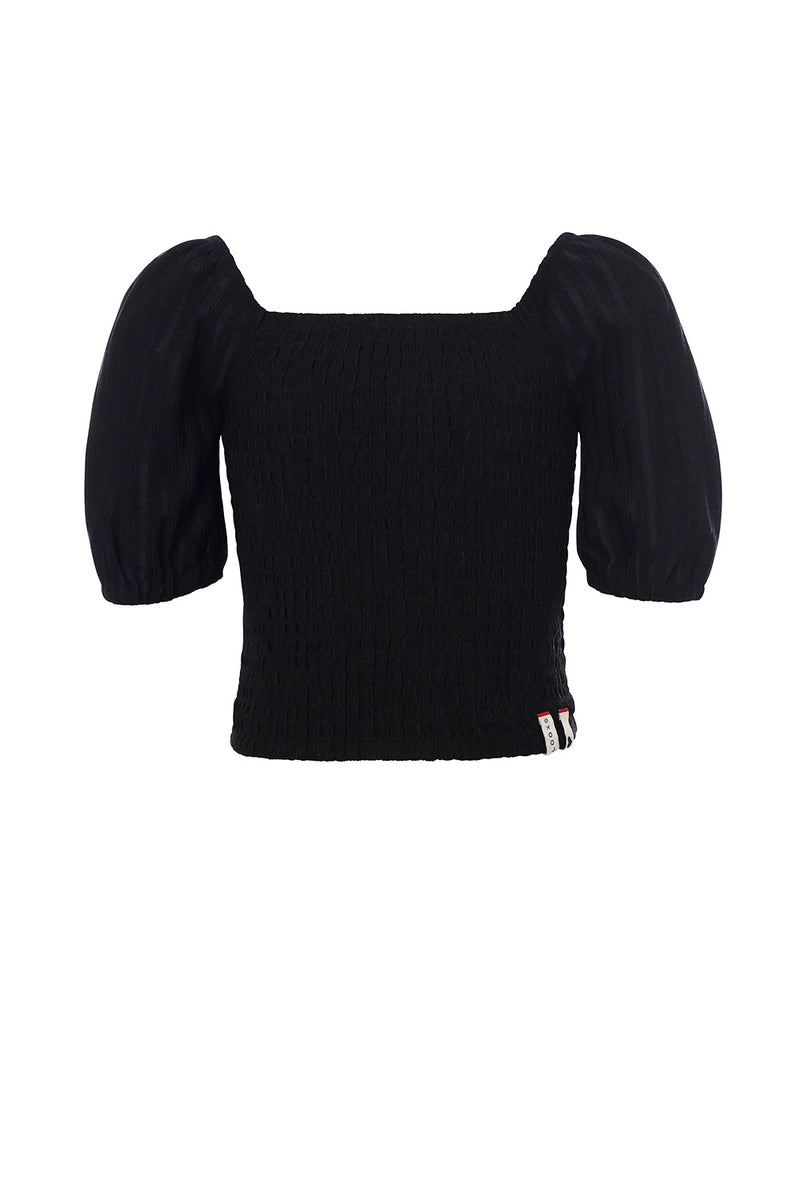 LOOXS 10sixteen Crinkle Top With Smock