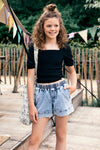 LOOXS 10sixteen Crinkle Top With Smock
