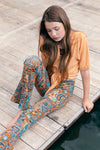 LOOXS 10sixteen Paisley Flare Pants