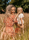 LOOXS Little & Me Rib crincle maxi dress