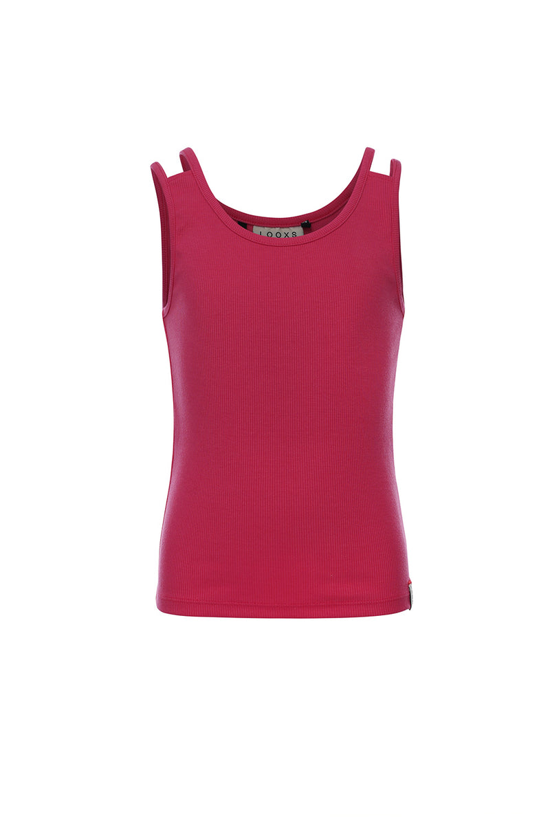 LOOXS 10sixteen Fancy Rib Top