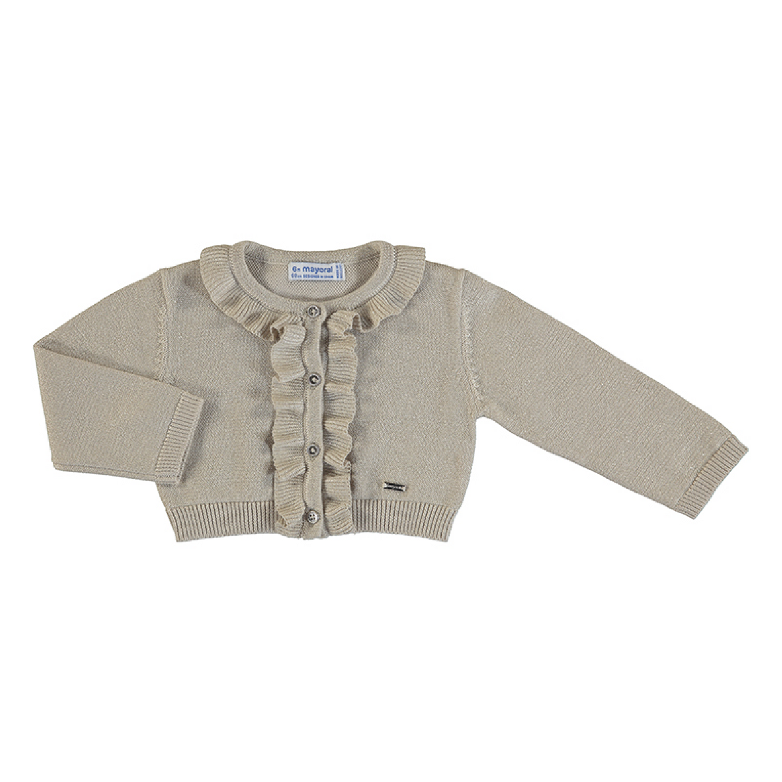 Mayoral Knitted Cardigan With Flounce