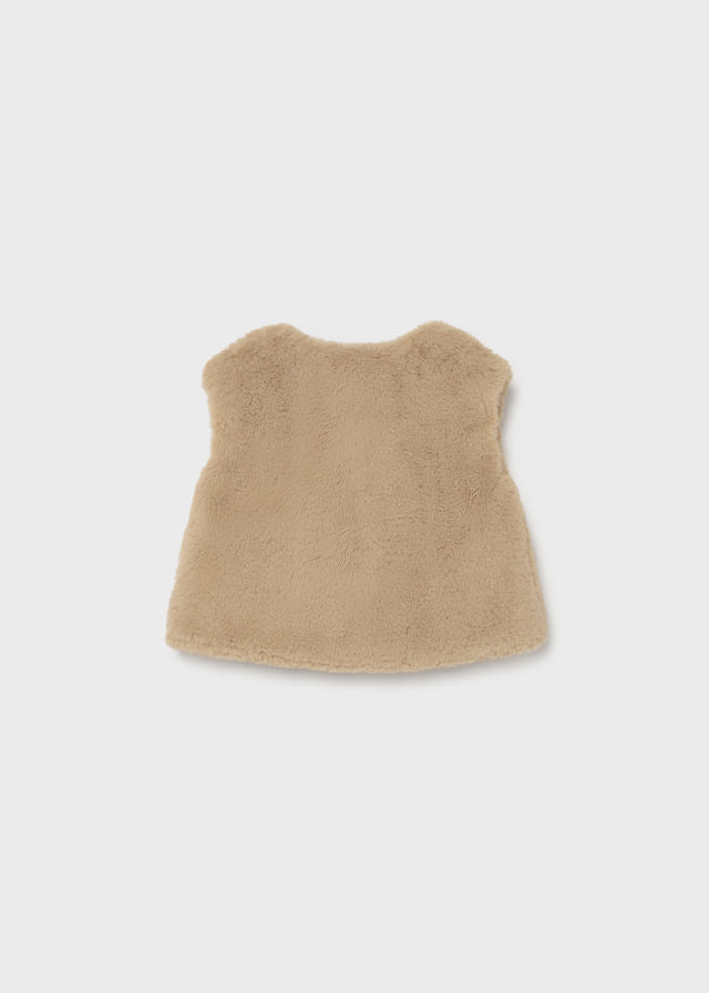 Mayoral Faux fur vest