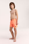 Shiwi boys swim short recycled mike solid micro peach