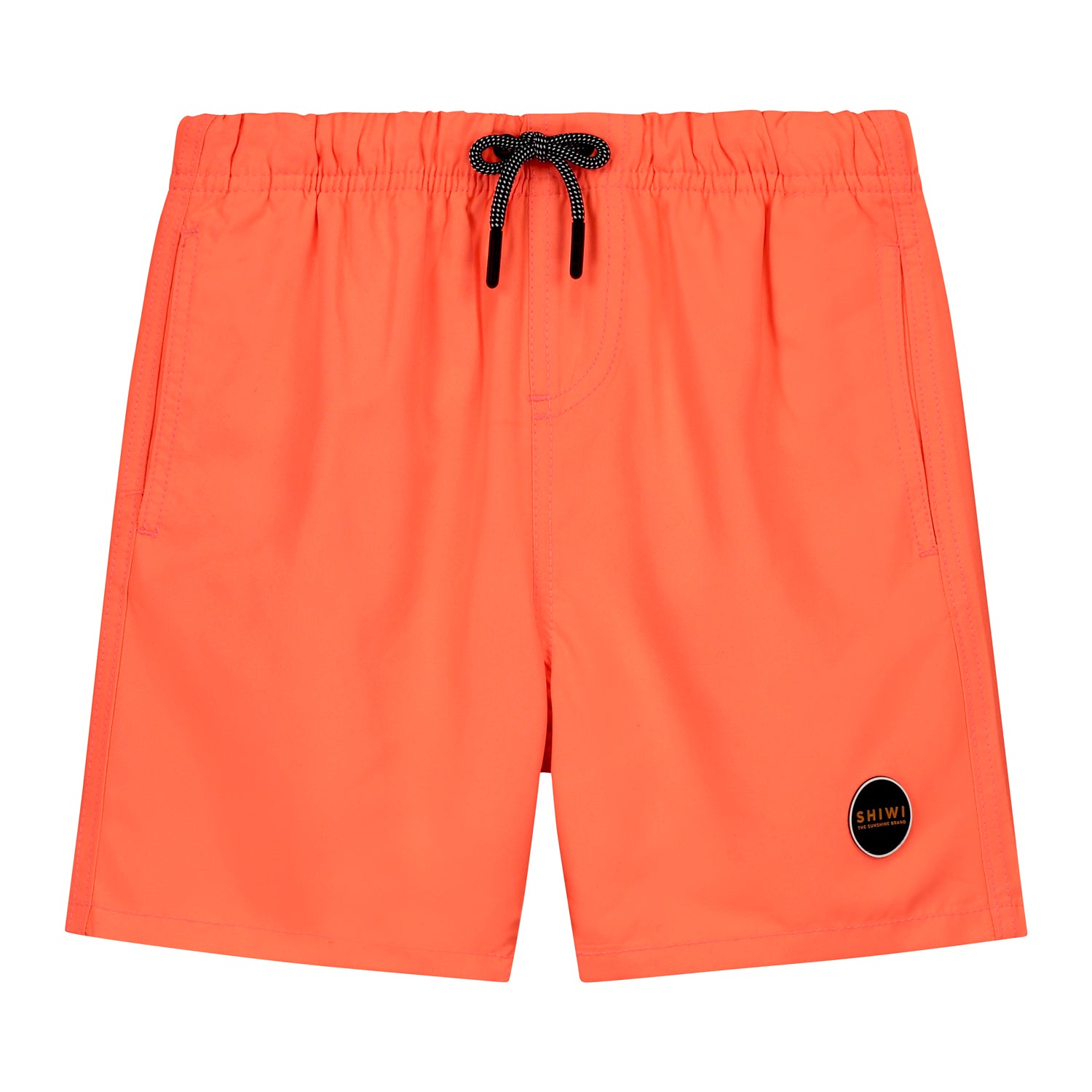 Shiwi boys swim short recycled mike solid micro peach