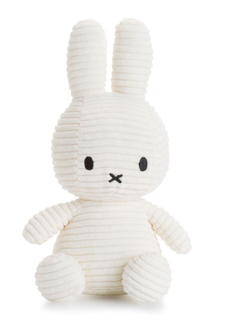 Nijntje - Miffy sitting Corduroy white
