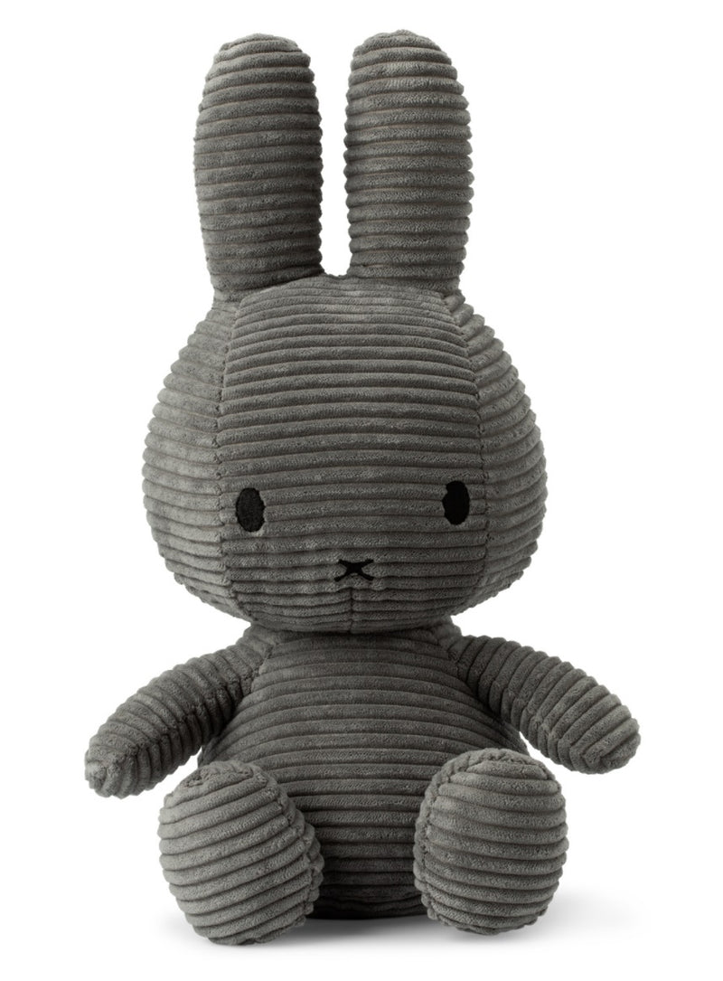 Nijntje - Miffy sitting Corduroy Grey