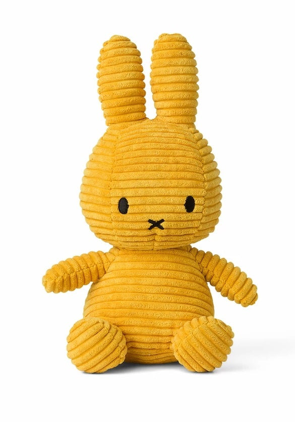 Nijntje - Miffy sitting Corduroy Yellow 33cm