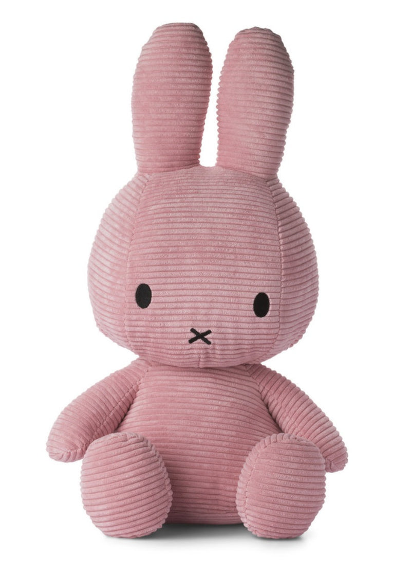 Nijntje - Miffy sitting Corduroy Dark Pink 50cm