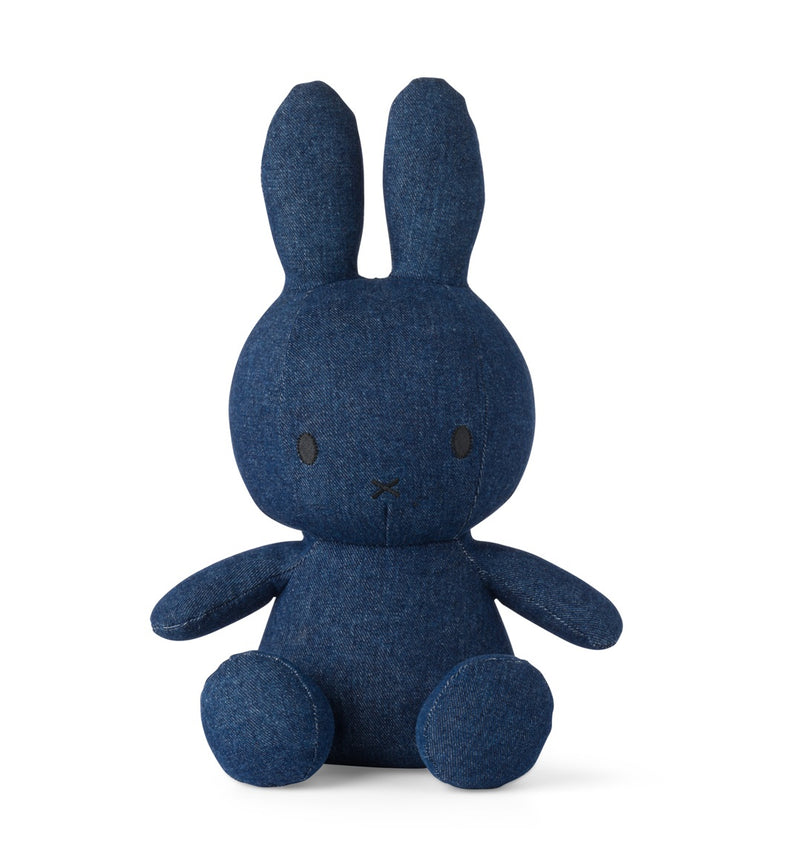 Nijntje - Miffy sitting Raw Denim 33cm
