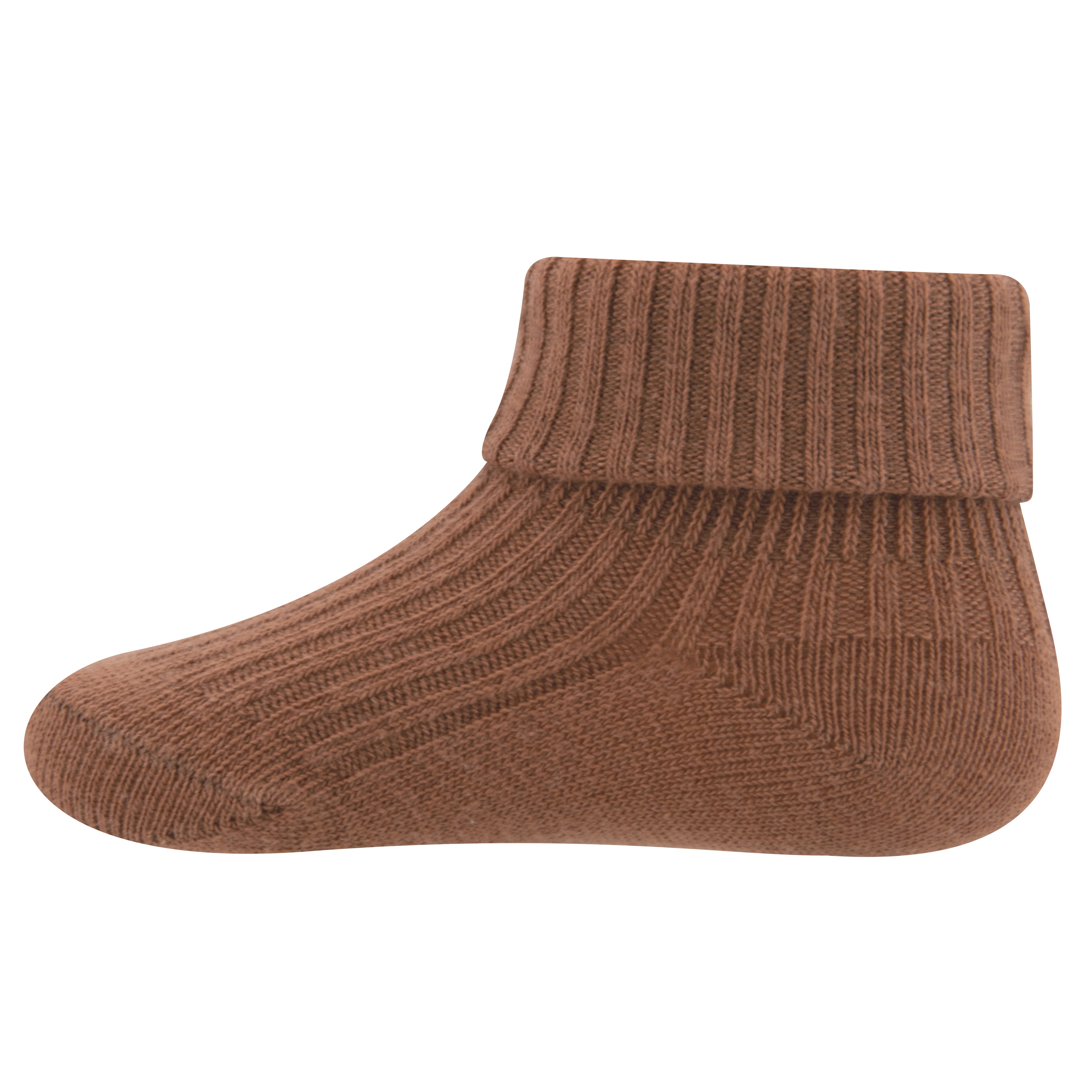 Ewers Baby socks with cover Toffee