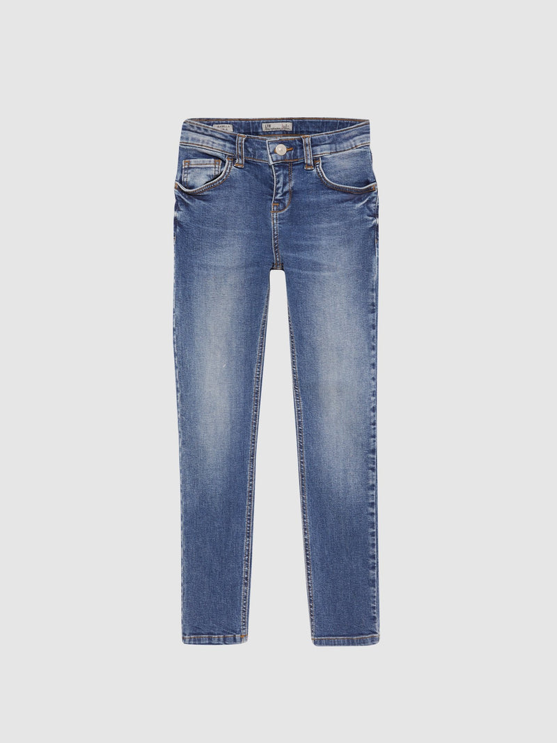 Meisjes Jeans ISABELLA G JUANA WASH van LTB in de kleur JUANA WASH in maat 176.