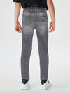 Jongens Jeans CAYLE BCALI UNDAMAGED WASH van LTB in de kleur CALI UNDAMAGED WASH in maat 176.
