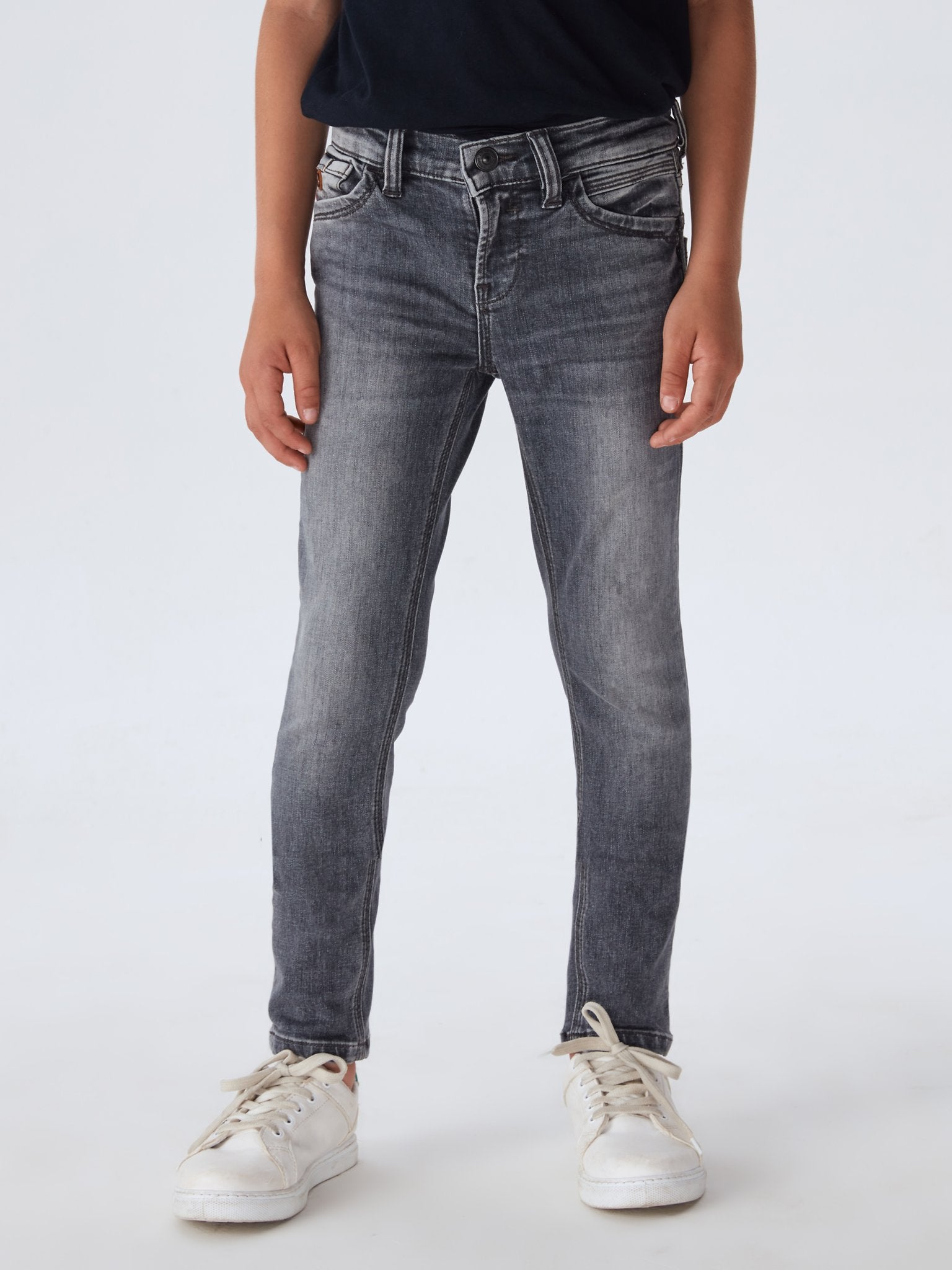 Jongens Jeans CAYLE BCALI UNDAMAGED WASH van LTB in de kleur CALI UNDAMAGED WASH in maat 176.