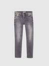 Jongens Jeans CAYLE BCALI UNDAMAGED WASH van LTB in de kleur CALI UNDAMAGED WASH in maat 176.