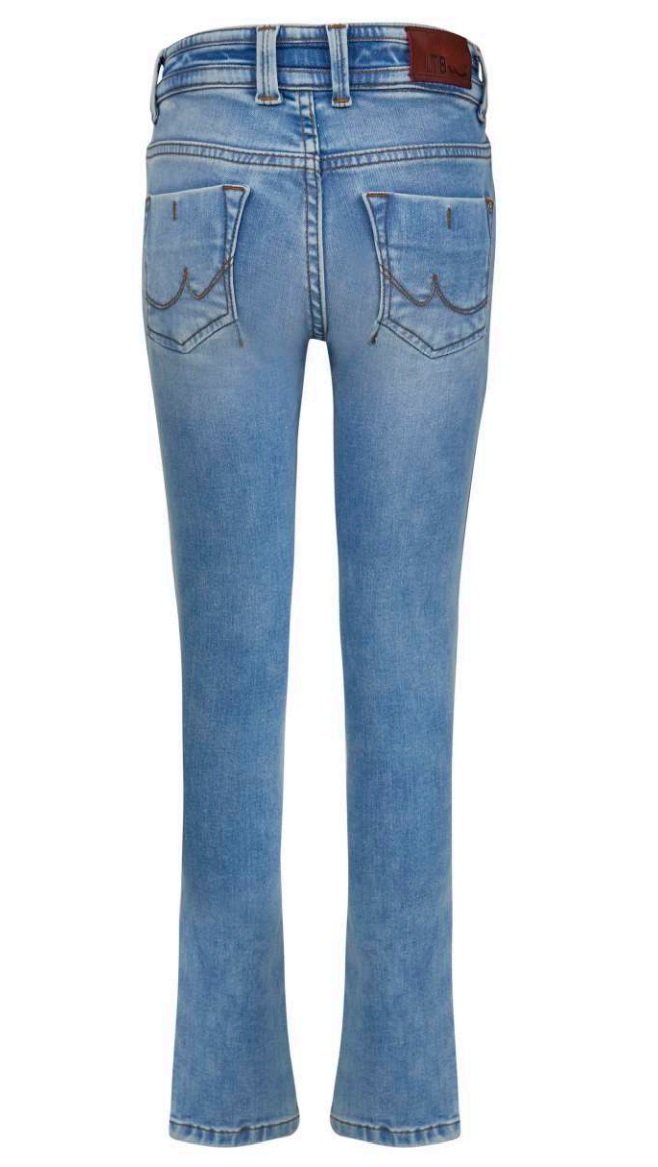 Meisjes Extra skinny fit jeans JULITA G van LTB in de kleur LEILANI WASH in maat 176.