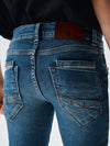 Jongens Jeans NEW COOPER BJUANA WASH van LTB in de kleur JUANA WASH in maat 176.