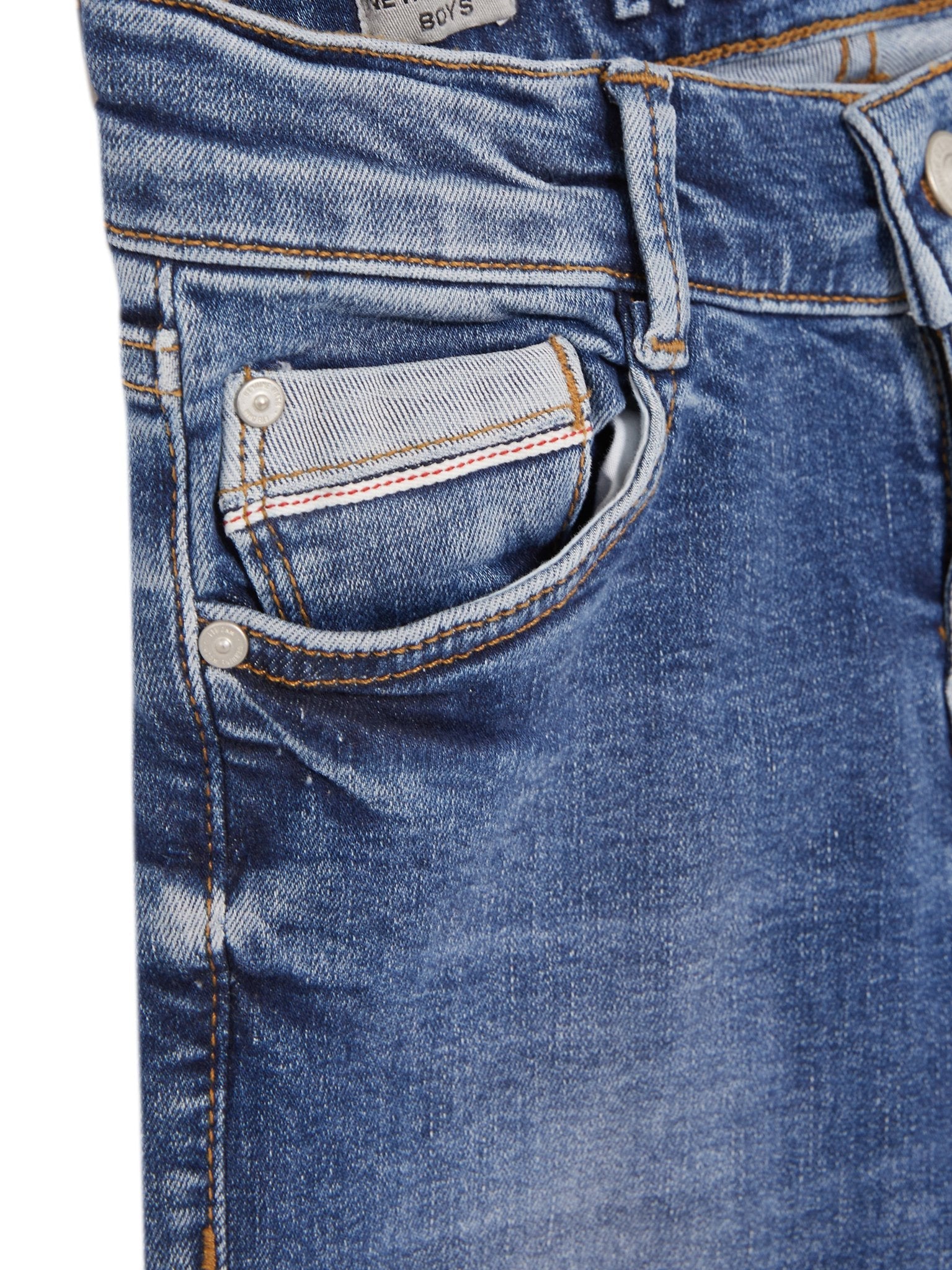 Jongens Jeans NEW COOPER BJUANA WASH van LTB in de kleur JUANA WASH in maat 176.