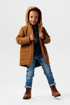 Jongens Boys Jacket Nes van Noppies in de kleur Rubber in maat 128.