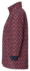 Meisjes Girls Jacket Nederweert allover print van Noppies in de kleur Black Iris in maat 128.