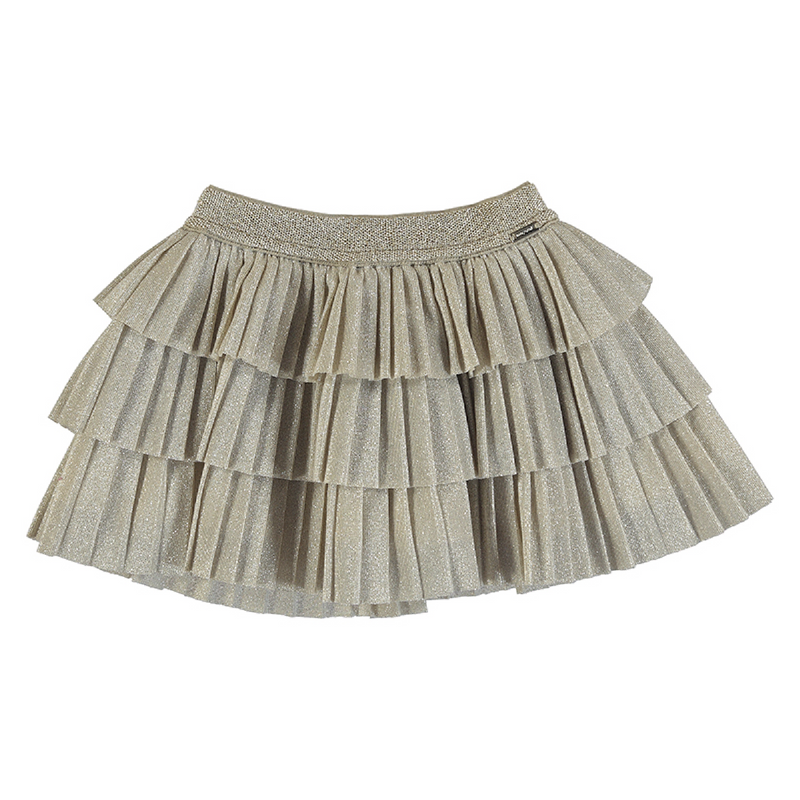 meisjes Pleated Skirt van Mayoral in de kleur Beige in maat 86.