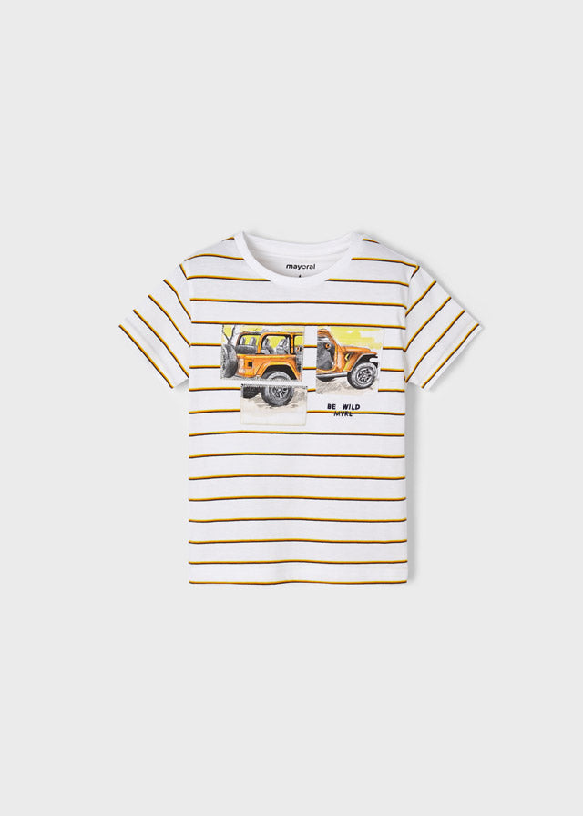 Mayoral Stripes s/s t-shirt
