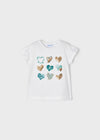 Mayoral S/s "hearts" shirts