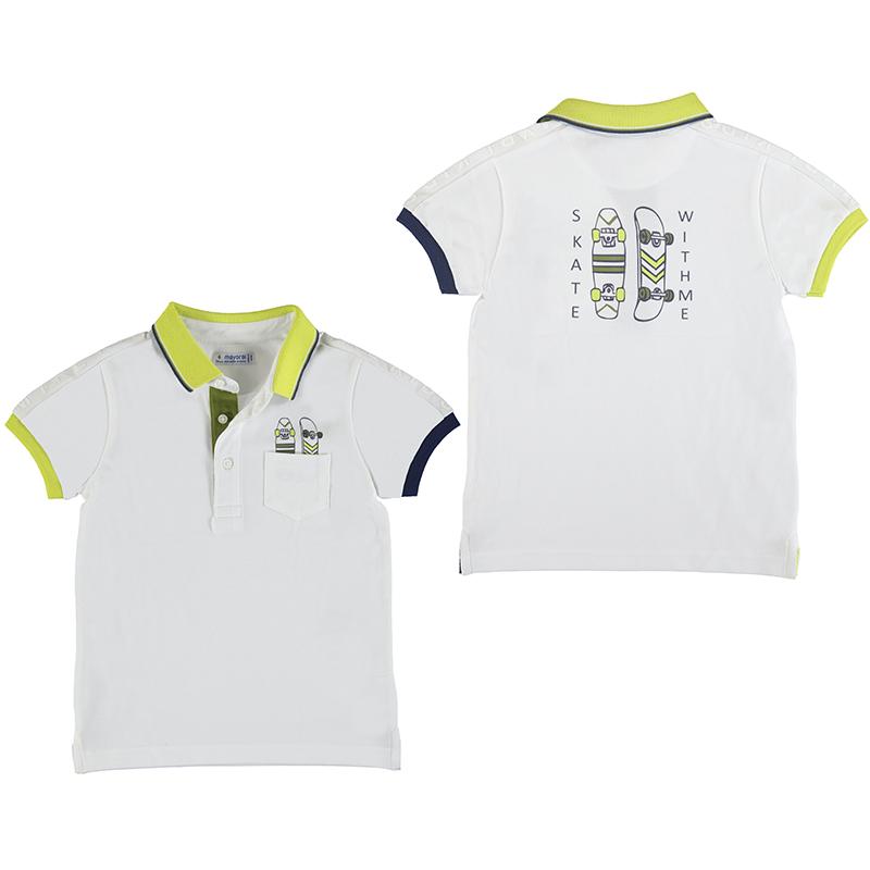 Mayoral Printed s/s polo