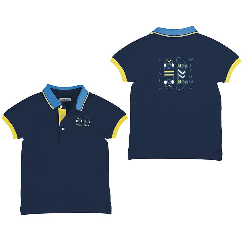 Mayoral Printed s/s polo