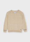 Mayoral Basic cotton sweater w/round