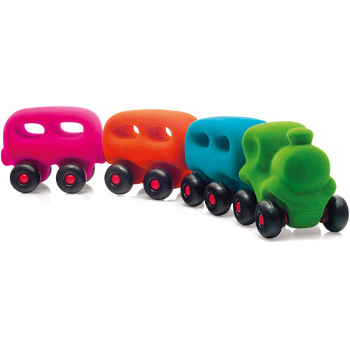 Rubbabu Trein met 3 magnetische wagons