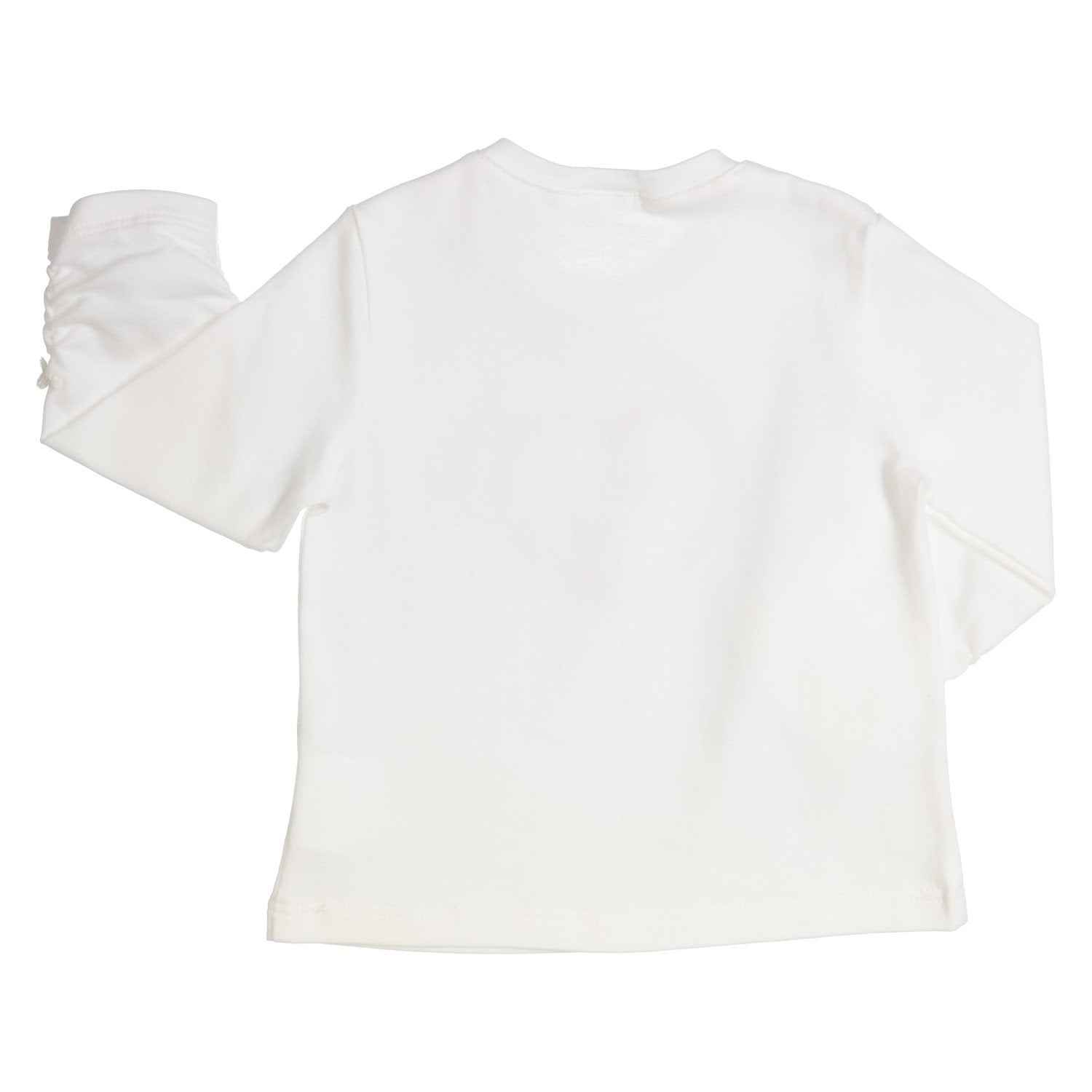Baby meisjes LONGSLEEVE - ESPECIALLY FOR YO van GYMP in de kleur OFF-WHITE in maat 86.