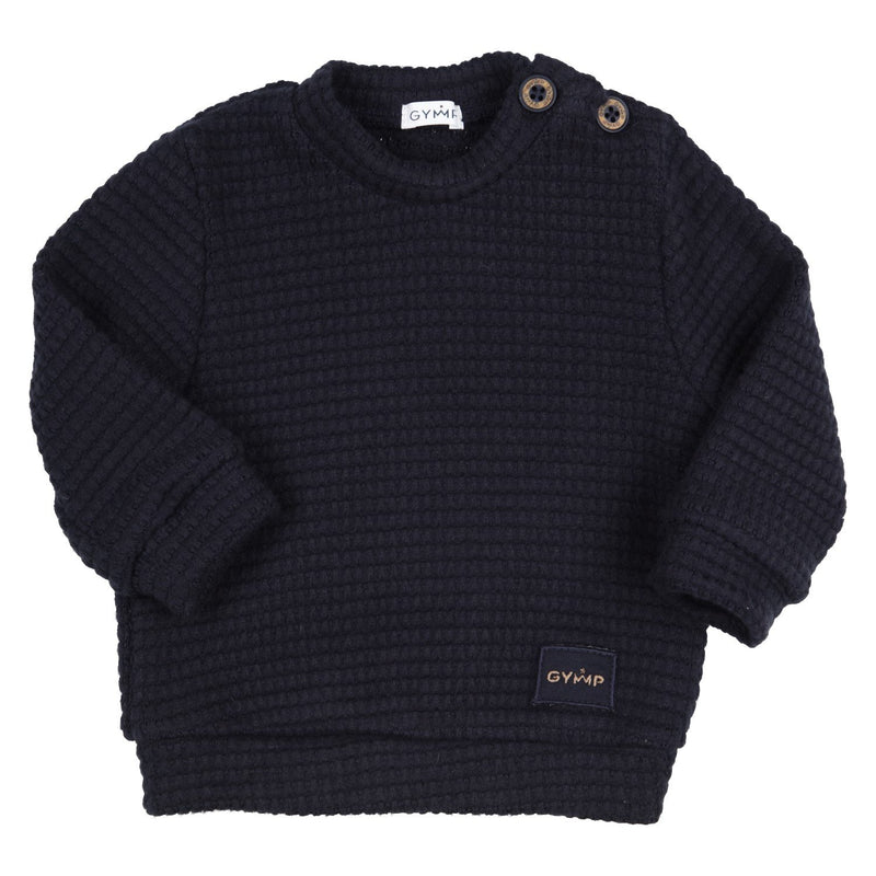 Babys SOUSPULL - OMER - BABY BOYS -  van Gymp in de kleur MARINE in maat 86.