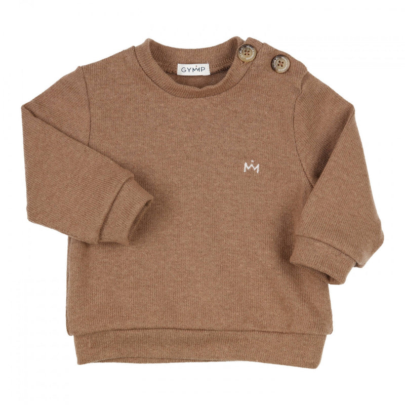 Jongens Pullover Gilles van Gymp in de kleur Beige in maat 86.