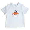 Jongens T-SHIRT - GOLDFISH - AEROBIC - van Gymp in de kleur WIT in maat 86.