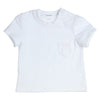 Meisjes T-SHIRT - POCKET AND BOW - AER van Gymp in de kleur WIT in maat 86.