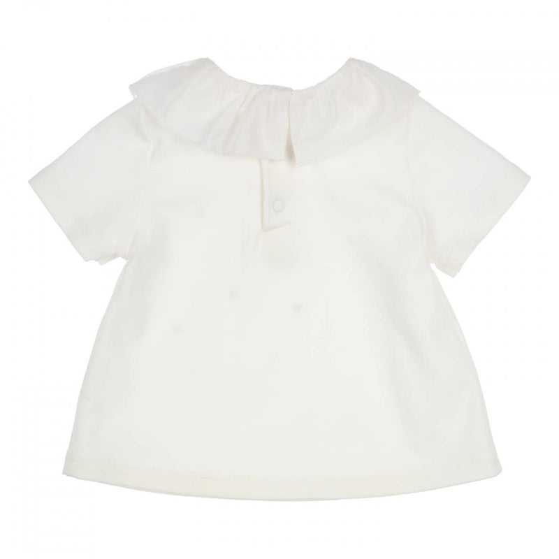 Meisjes T-shirt Aerobic van Gymp in de kleur Off White in maat 86.