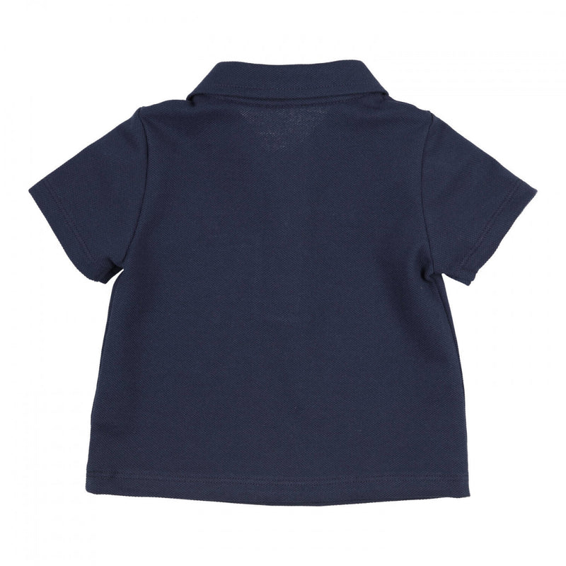 Jongens Polo Pikachu van Gymp in de kleur Navy - White in maat 86.
