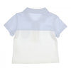 Jongens Polo Carlo van Gymp in de kleur Light Blue - White in maat 86.