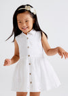Mayoral Embroidered poplin dress