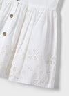 Mayoral Embroidered poplin dress