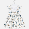 Meisjes Dress van Mayoral in de kleur blue       in maat 128.