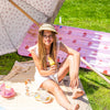Swim Essentials - Luchtbed Roze met stippen