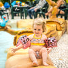 Swim Essentials - Zwembandjes Rosé gouden panter 0-2 jaar