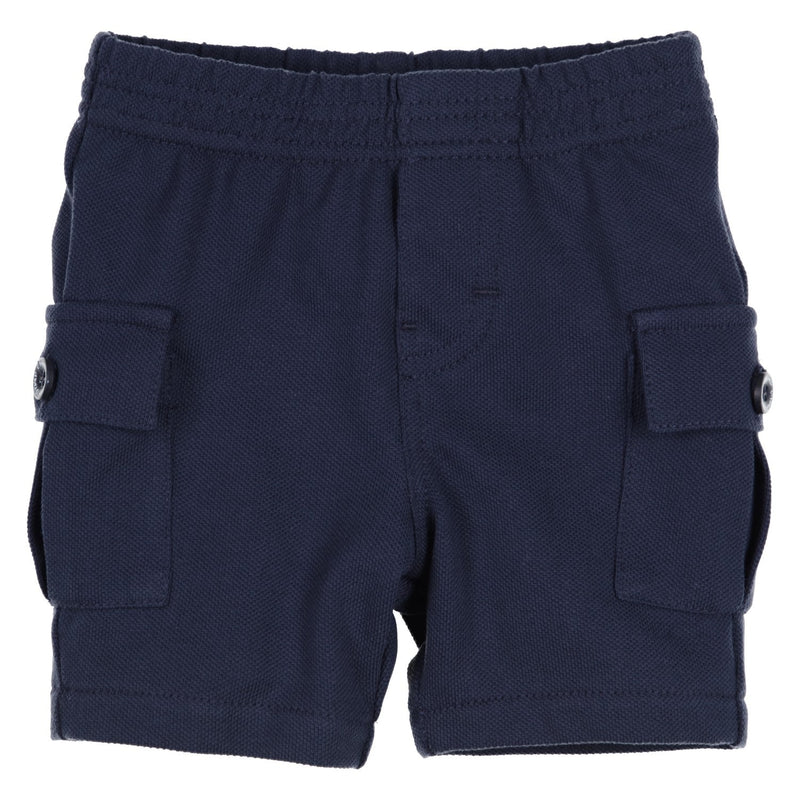 Jongens SHORTS - SIDE POCKETS - PIKACH van Gymp in de kleur MARINE in maat 86.