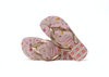 Meisjes Kids Flores Crystal Rose/Rose Gold Metallic  van Havaianas in de kleur Roze in maat 31, 32.