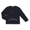 jongens Longsleeve Shirt Cars van Mayoral in de kleur Donkerblauw in maat 128.