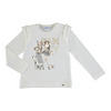 meisjes Longsleeve Doll Shirt van Mayoral in de kleur Grijs in maat 128.